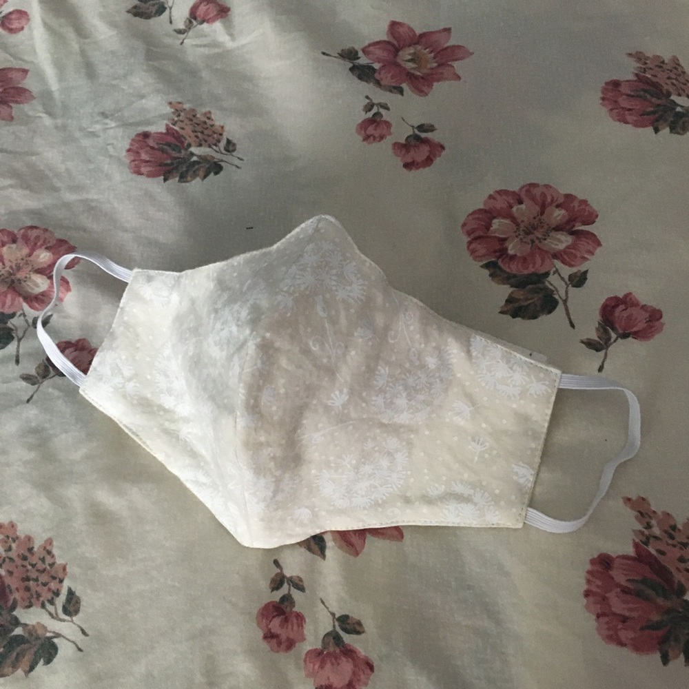 Dandelion Dreams quality cotton face mask